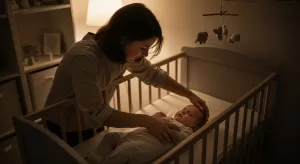bebê só dorme no colo e acorda no berço