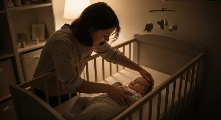 bebê só dorme no colo e acorda no berço