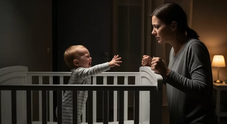 bebê de 1 ano acordando muito a noite