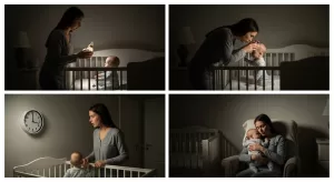 Despertares do bebê na madrugada