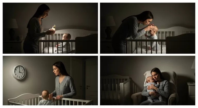 Despertares do bebê na madrugada