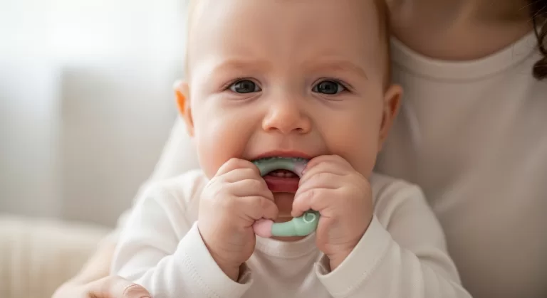 Dente do bebê nascendo o que fazer para aliviar