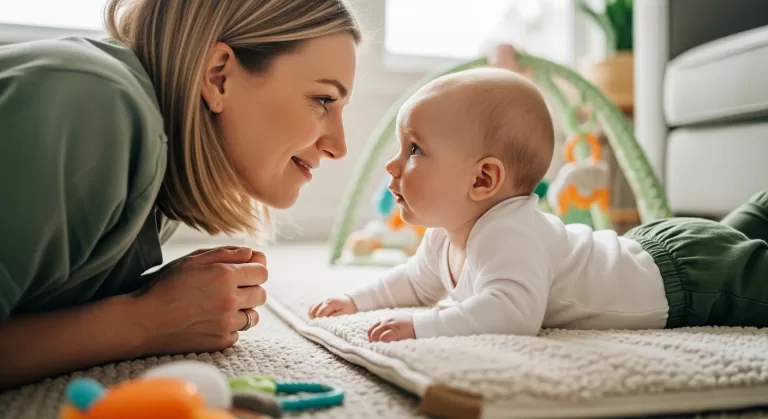 O Texto Alternativo da imagem principal deve ser exatamente: atividades para bebê de 2 meses