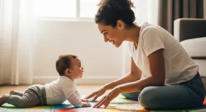 como estimular bebê de 2 meses