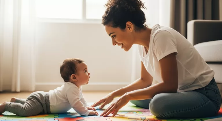 como estimular bebê de 2 meses