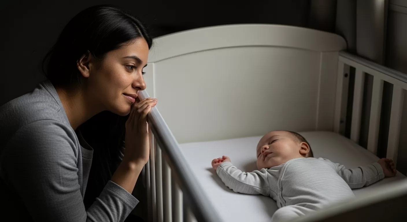 Bebê só quer dormir no colo e mãe o coloca para dormir no berço