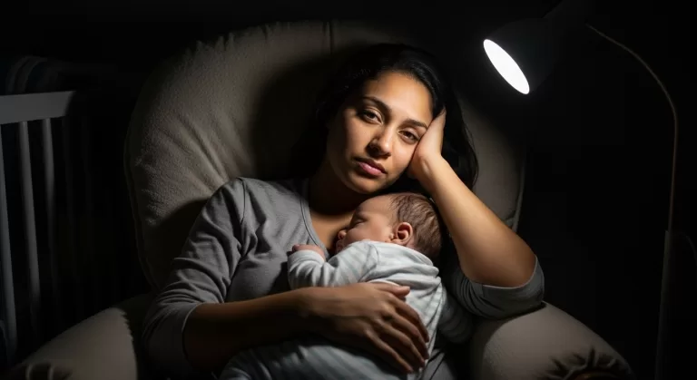 Bebê só dorme no colo